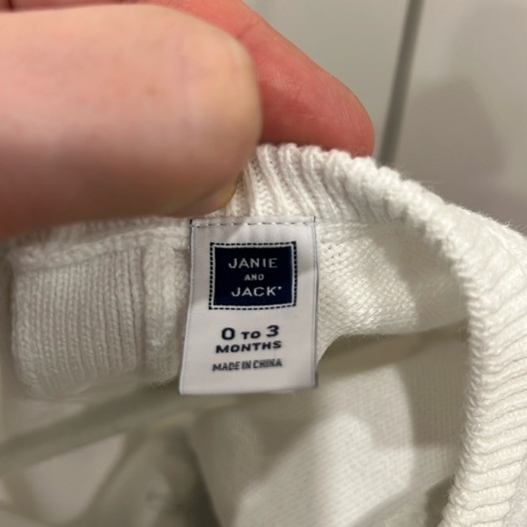 Janie and Jack Bunny Sweater One Piece - Picture 9 of 10